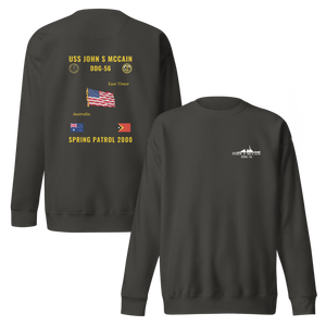 USS John S McCain (DDG-56) 2000 Spring Patrol Cruise Sweatshirt