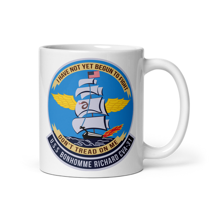 USS Bonhomme Richard (CVA-31) Ship's Crest Mug