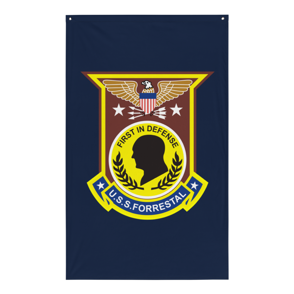 USS Forrestal (CV-59) Ship's Crest Flag