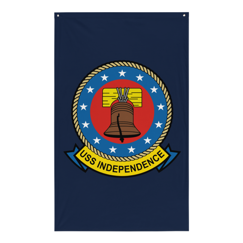 USS Independence (CV-62) Ship's Crest Flag