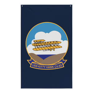 USS Kitty Hawk (CV-63) Ship's Crest Flag