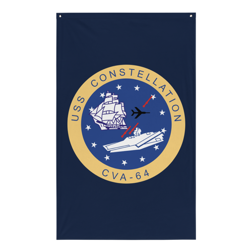 USS Constellation (CVA-64) Ship's Crest Flag