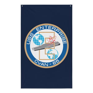 USS Enterprise (CVAN-65) Ship's Crest Flag