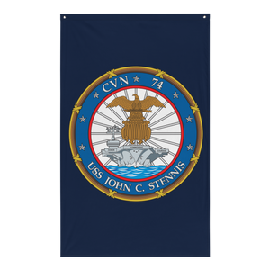 USS John C. Stennis (CVN-74) Ship's Crest Flag