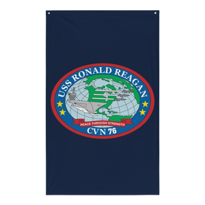 USS Ronald Reagan (CVN-76) Ship's Crest Flag