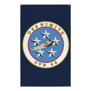 USS Nimitz (CVN-68) Ship's Crest Flag