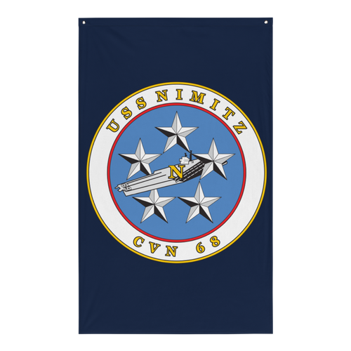 USS Nimitz (CVN-68) Ship's Crest Flag