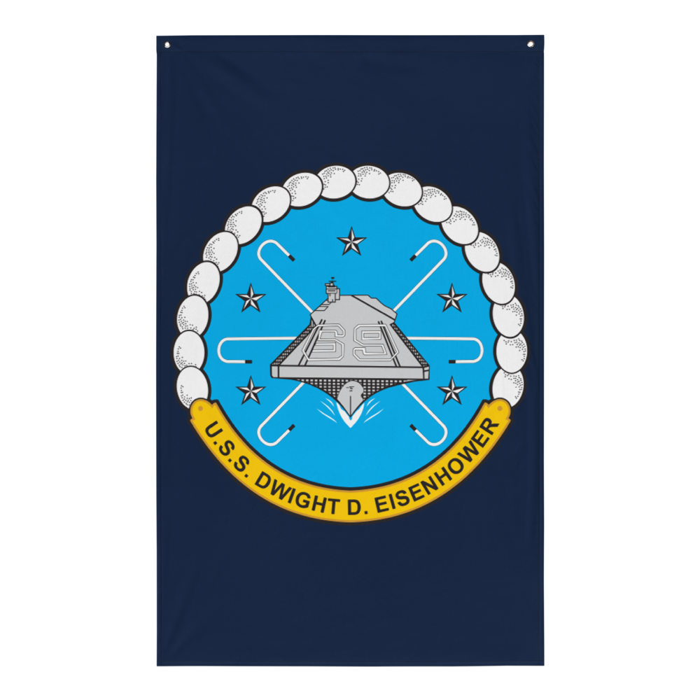 USS Dwight D. Eisenhower (CVN-69) Ship's Crest Flag
