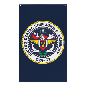 USS John F. Kennedy (CVA-67) Ship's Crest Flag