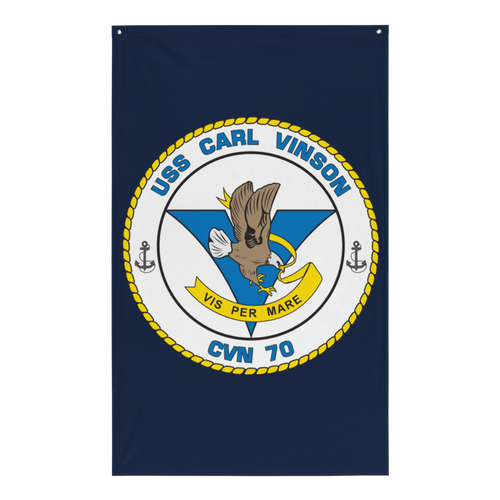 USS Carl Vinson (CVN-70) Ship's Crest Flag