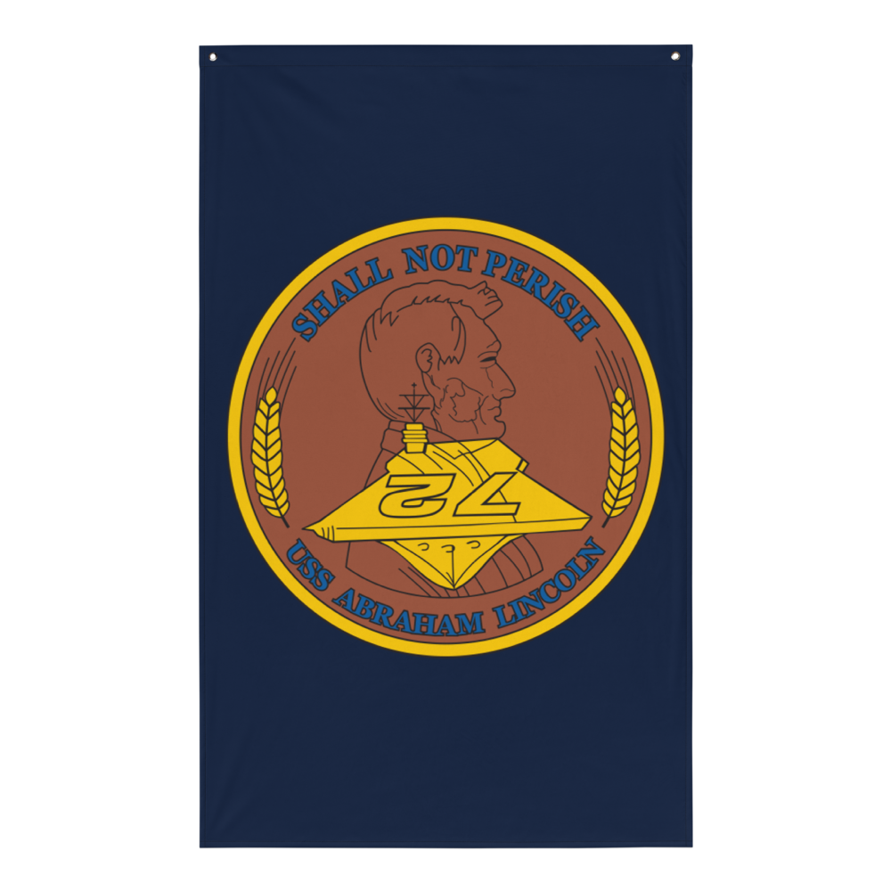 USS Abraham Lincoln (CVN-72) Ship's Crest Flag