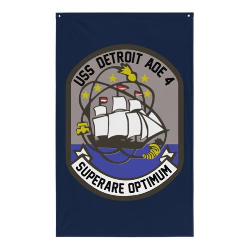 USS Detroit (AOE-4) Ship's Crest Flag