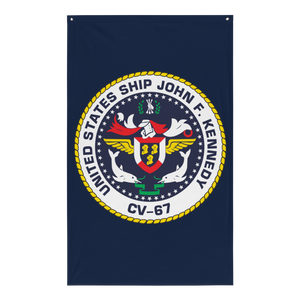 USS John F. Kennedy (CV-67) Ship's Crest Flag
