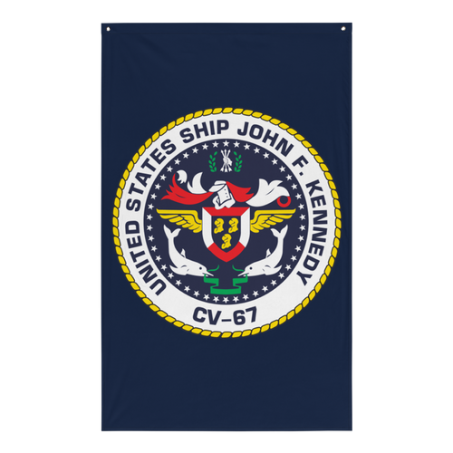 USS John F. Kennedy (CV-67) Ship's Crest Flag