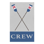 K Crew Flag – front view, white