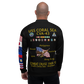 USS Coral Sea (CVA-43) 1969-70 FP Cruise Jacket - Black – back view, white