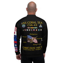 Load image into Gallery viewer, USS Coral Sea (CVA-43) 1969-70 FP Cruise Jacket - Black