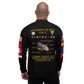 USS George H.W. Bush (CVN-77) 2011 FP Cruise Jacket - Black – back view, white
