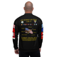 USS George H.W. Bush (CVN-77) 2014 FP Cruise Jacket - Black – back view, white