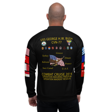 Load image into Gallery viewer, USS George H.W. Bush (CVN-77) 2014 FP Cruise Jacket - Black