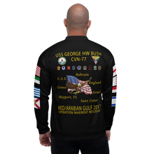 Load image into Gallery viewer, USS George H.W. Bush (CVN-77) 2017 FP Cruise Jacket - Black