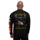 USS Coral Sea (CV-43) 1987-88 FP Cruise Jacket - Black – back view, white