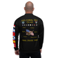USS Coral Sea (CV-43) 1989 FP Cruise Jacket - Black – back view, white