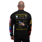 USS Enterprise (CVN-65) 1976-77 FP Cruise Jacket - WestPac – back view, white
