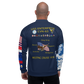 USS Enterprise (CVN-65) 1978 FP Cruise Jacket - Shellback – back view, white