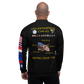 USS Enterprise (CVN-65) 1978 FP Cruise Jacket - Black – back view, white