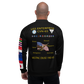 USS Enterprise (CVN-65) 1982-83 FP Cruise Jacket - Black – back view, white