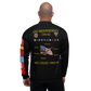USS Independence (CVA-62) 1968-69 FP Cruise Jacket - Black – back view, white