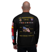 Load image into Gallery viewer, USS Independence (CVA-62) 1970-71 FP Cruise Jacket - Black