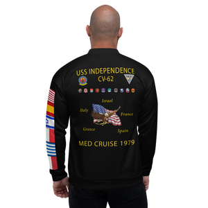 USS Independence (CV-62) 1979 FP Cruise Jacket - Black
