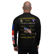 Load image into Gallery viewer, USS Independence (CV-62) 1997 FP Cruise Jacket - Black