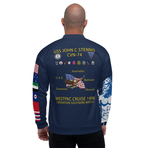 USS John C. Stennis (CVN-74) 1998 FP Cruise Jacket - Shellback