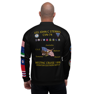 USS John C. Stennis (CVN-74) 2001-02 FP Cruise Jacket - Black