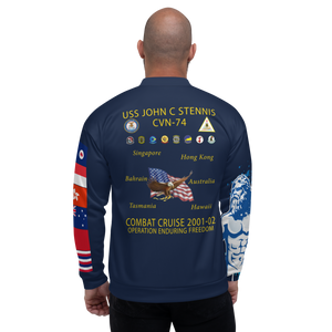 USS John C. Stennis (CVN-74) 2001-02 FP Cruise Jacket - Shellback