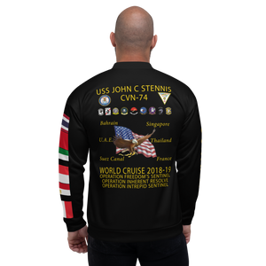 USS John C. Stennis (CVN-74) 2018-19 FP Cruise Jacket - Black
