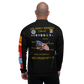 USS John F. Kennedy (CVA-67) 1971-72 FP Cruise Jacket - Black – back view, white