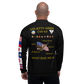USS Kitty Hawk (CVA-63) 1962-63 FP Cruise Jacket - Black – back view, white