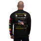 USS Kitty Hawk (CV-63) 1987 FP Cruise Jacket - Black – back view, white