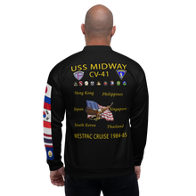 Load image into Gallery viewer, USS Midway (CV-41) 1984-85 FP Cruise Jacket - Black