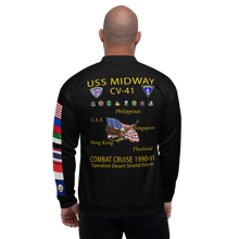 Load image into Gallery viewer, USS Midway (CV-41) 1990-91 FP Cruise Jacket - Black