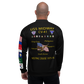 USS Midway (CV-41) 1975-76 FP Cruise Jacket - Black – back view, white