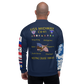 USS Midway (CV-41) 1984-85 FP Cruise Jacket - Shellback – back view, white