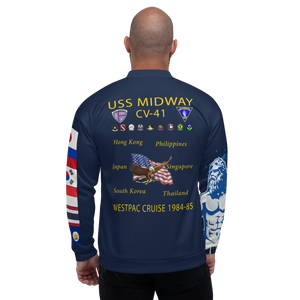 USS Midway (CV-41) 1984-85 FP Cruise Jacket - Shellback