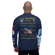 Load image into Gallery viewer, USS Midway (CV-41) 1987-88 FP Cruise Jacket - Shellback