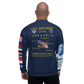 USS Midway (CV-41) 1990-91 FP Cruise Jacket - Shellback – back view, white