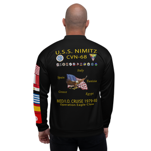 USS Nimitz (CVN-68) 1979-80 FP Cruise Jacket - Black